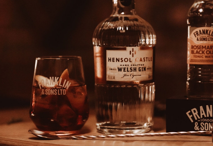Fotografie Hensol Castle Gin, masterclass The Cocktail Club