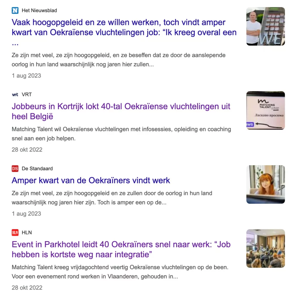 overzicht persberichten deel 1}